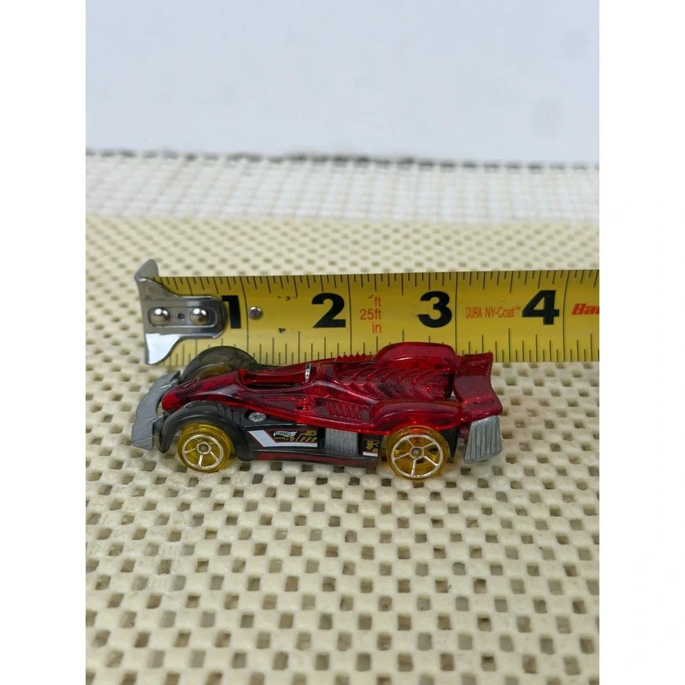 Hot Wheels Road Rocket Translucent Red 1995 Mattel Diecast Race Car Thailand